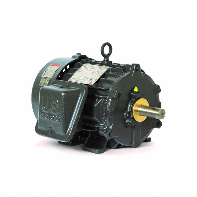 General Purpose Motor: Totally Enclosed Fan Cooled, Rigid Base Mount, 1 1/2 HP, 460V