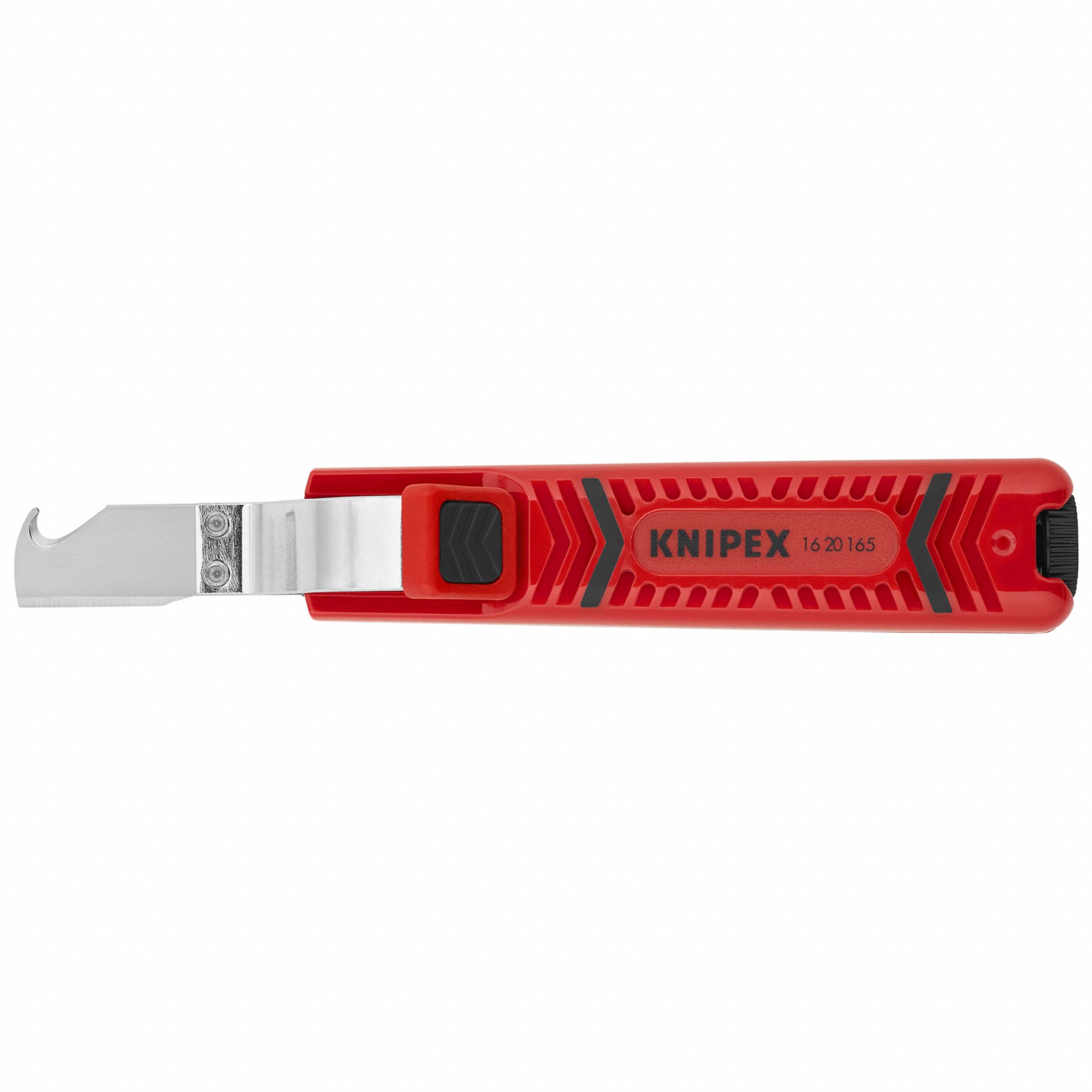 Cable Stripper: 6 1/2 in Overall Lg, Hooked Blade, Stainless Steel, 6 - 8 in, 16 20 165 SB