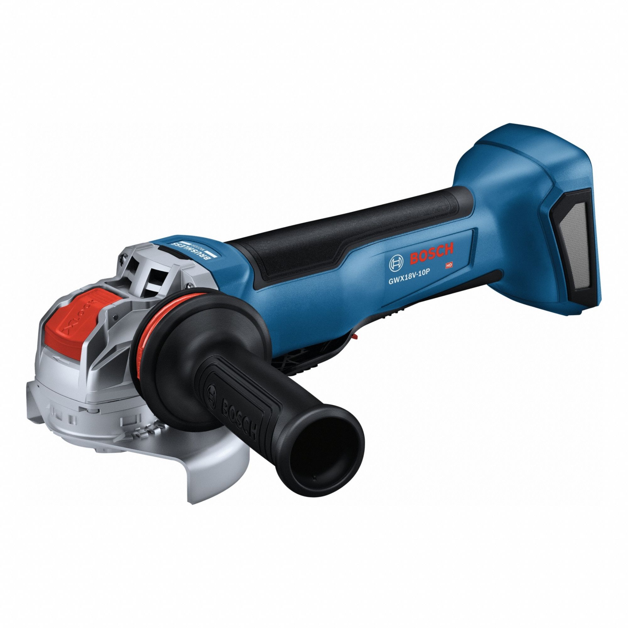 Angle Grinder: 5 in Wheel Dia, Brushless Motor, 18V DC, Std Head, Barrel Grip Grip, Tool Only