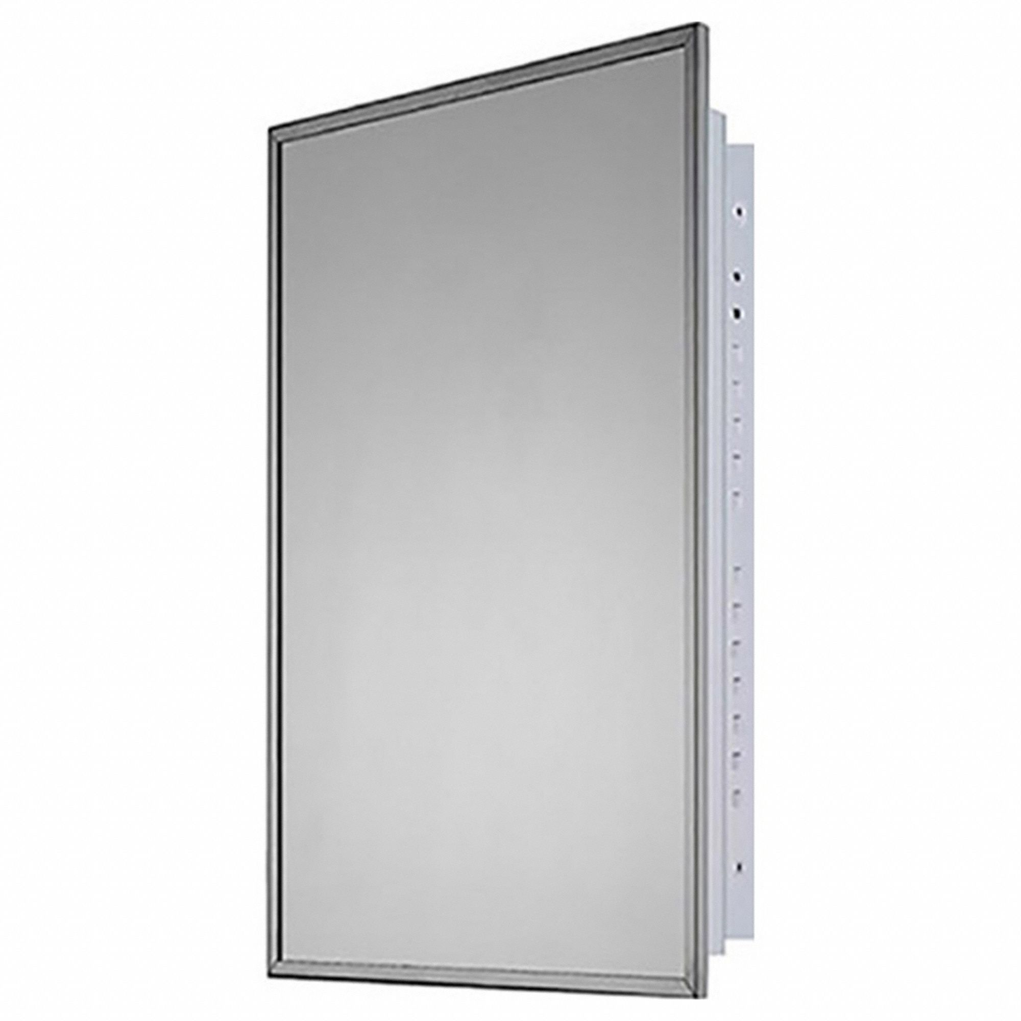 Medicine Cabinet: Rectangular, 26 in x 16 in x 4 1/4 in, Glass, Rust Resistant