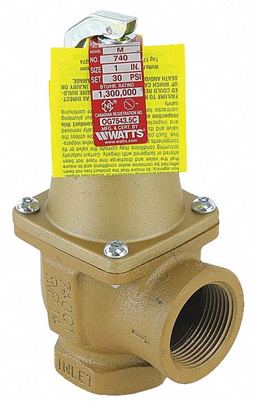 Pressure Safety Relief Valve 1 30 psi
