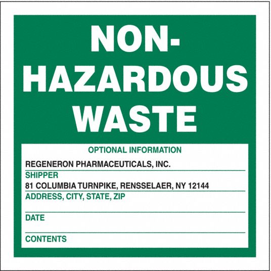 DOT Handling Label, Language English, Handling Label/Placard Type Waste Grainger