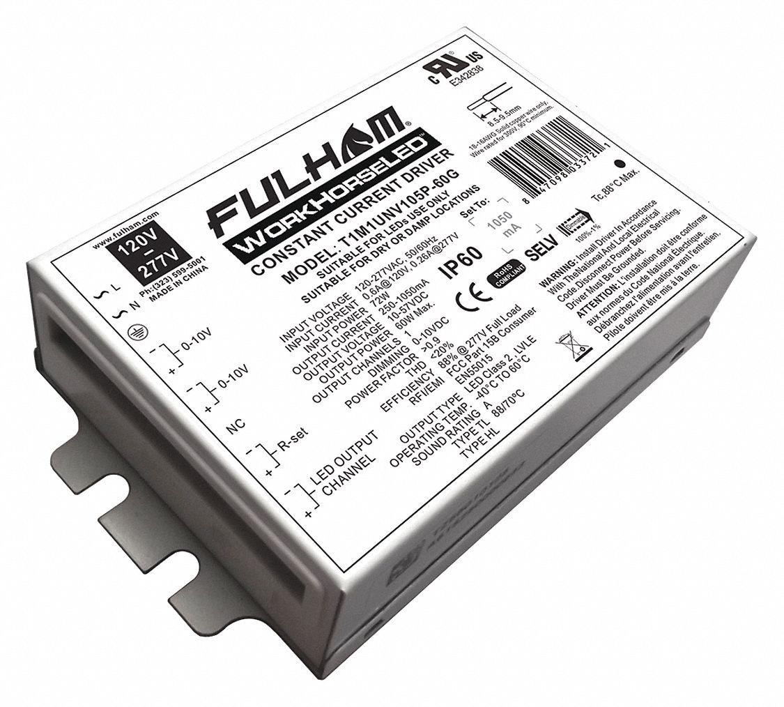 LED Driver 120 to 277VAC 10 to 57VDC