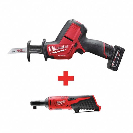 Milwaukee 12 V Volt 2 Tools Cordless Combination Kit 162p732520 21xc 2457 20 Grainger 