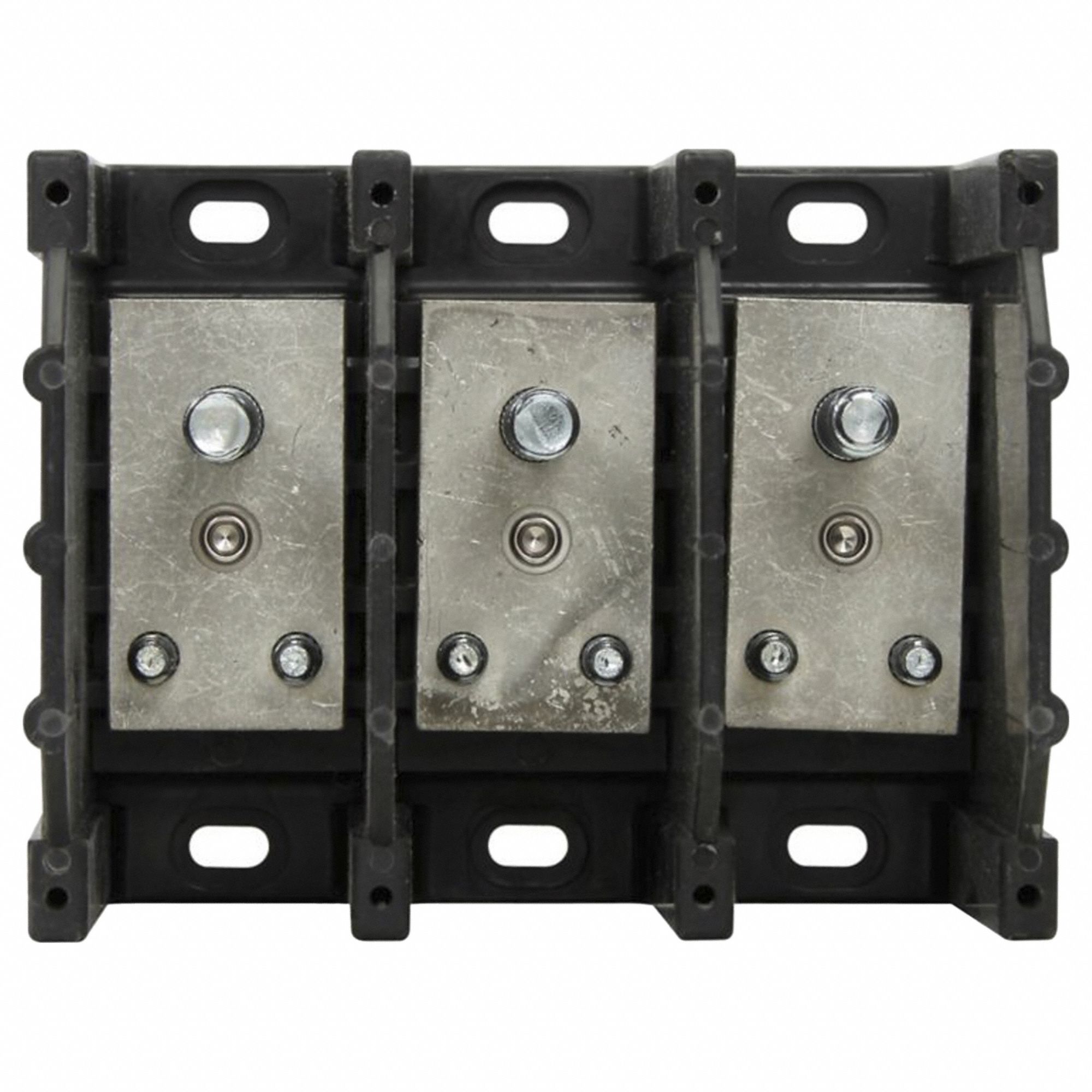 POWER DISTRIBUTION BLOCK, 3 POLES, 1P PRIMARY, 600V AC