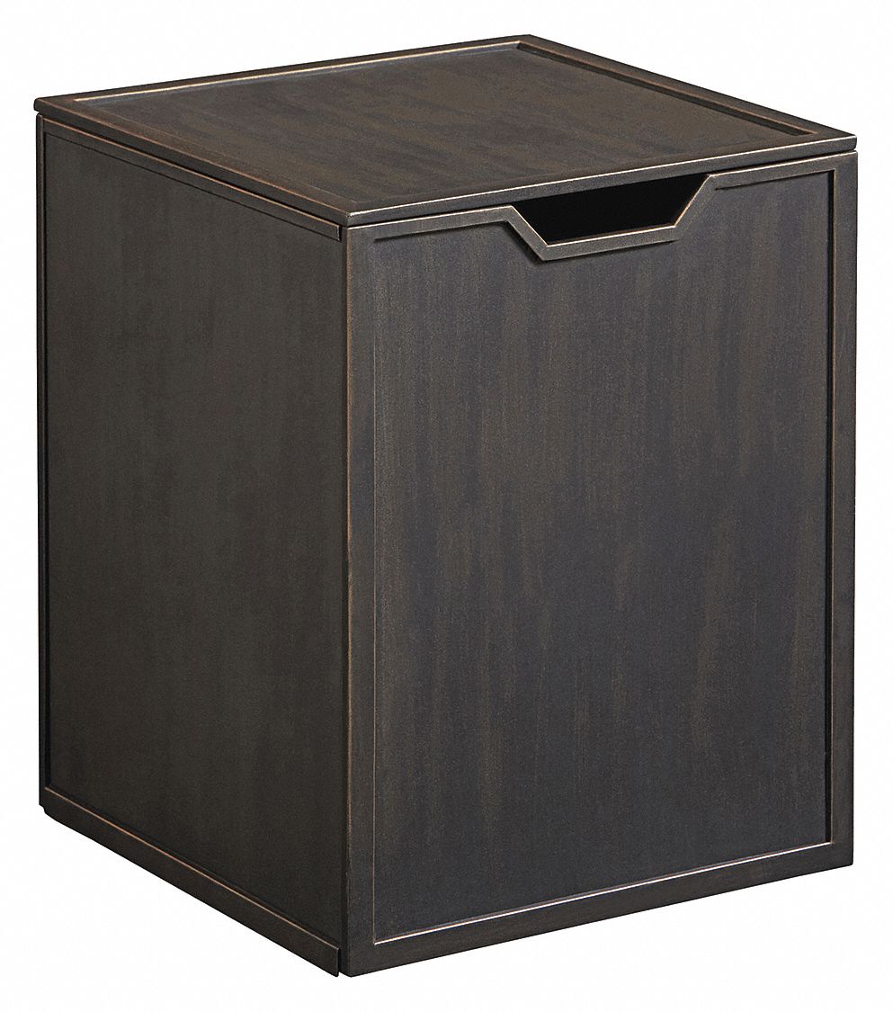 Square Tank Hideaway 19 in H Brown