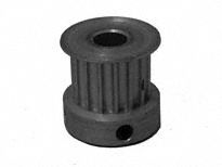 Dayton Timing Pulley: Curvilinear, Fixed, For 9 mm Belt Wd, 16 Teeth, 3 mm Pitch - HTD Section Fixed-Bore Timing Pulleys with Hub