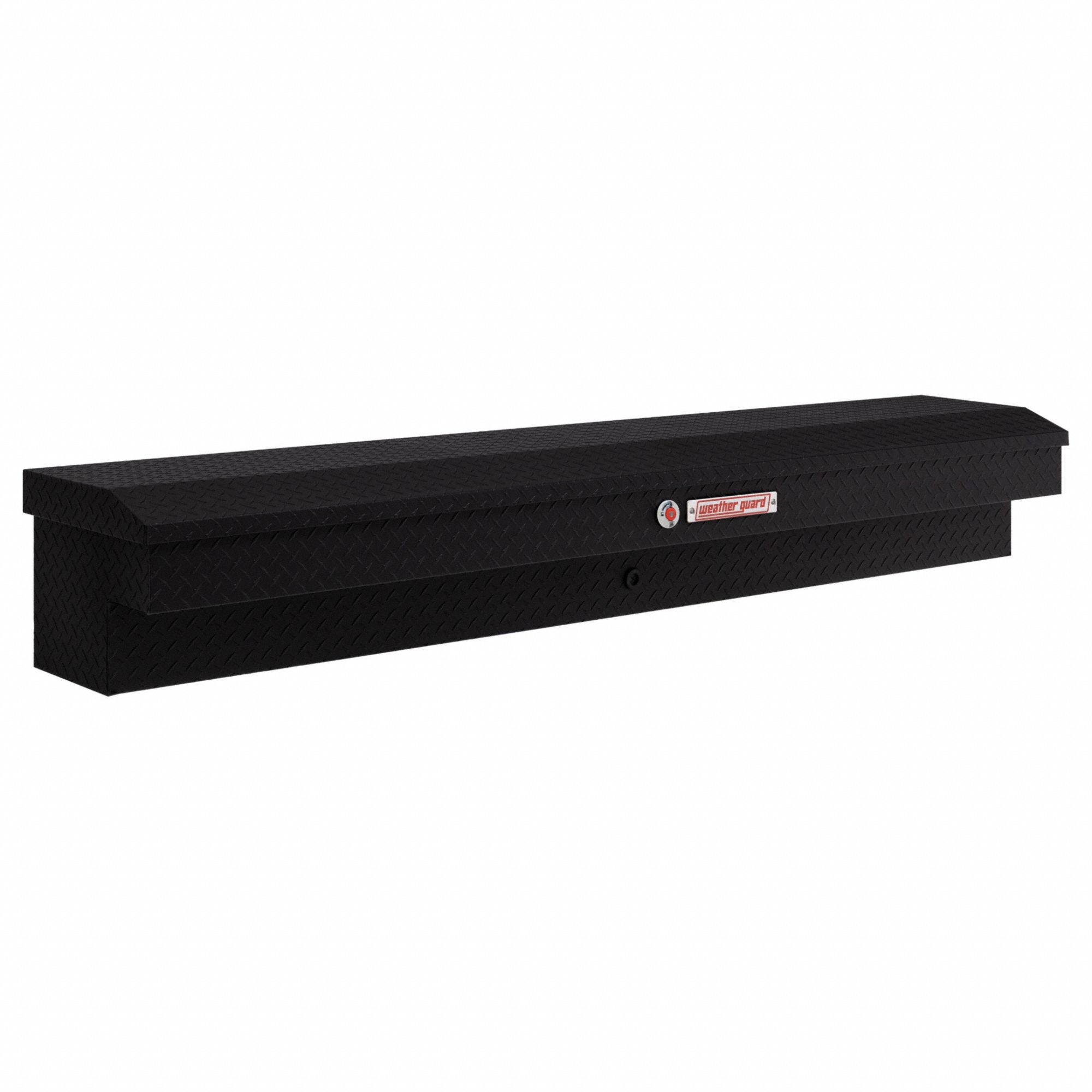 Side-Mount Truck Box: Side-Mount Truck Box, Aluminum, 13 in Overall Ht, Matte Black