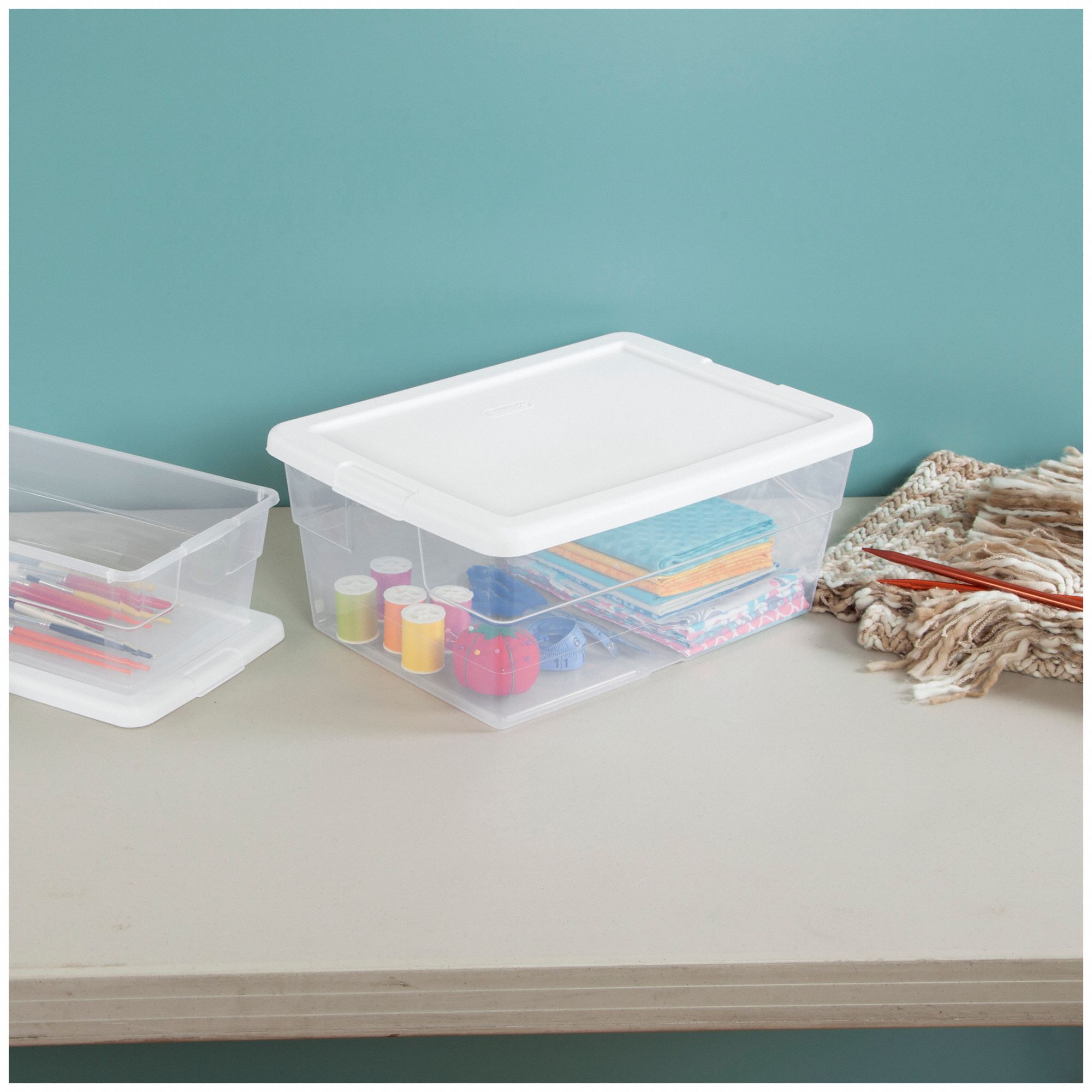 Sterilite Four 13 5/8 x 4 7/8 Storage Containers