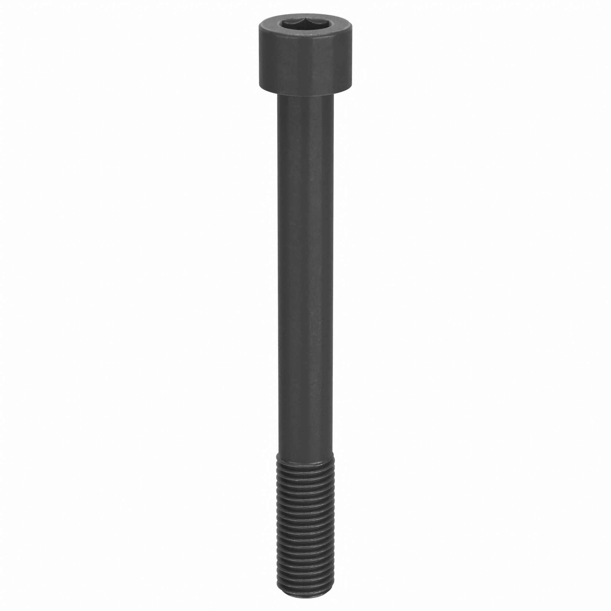Socket Head Cap Screw: 1"-8 Thread Size, 9 in Lg, Std, Black Oxide, Alloy Steel, 1 in Head Ht, 10 PK