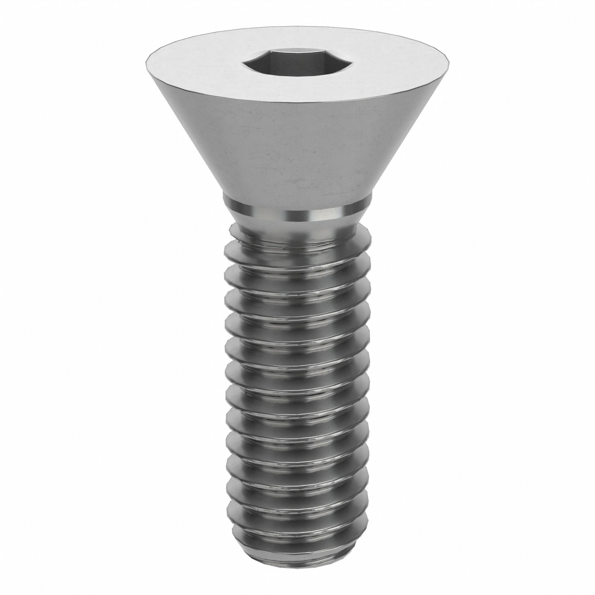 Socket Head Cap Screw: M4x0.70 Thread Size, 14 mm Lg, Flat, Plain, Stainless Steel, 18-8, 6, 700 PK