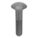 CARRIAGE BOLT, SQUARE, STEEL, GRADE 2, HOT DIPPED GALVANIZED, 5/16