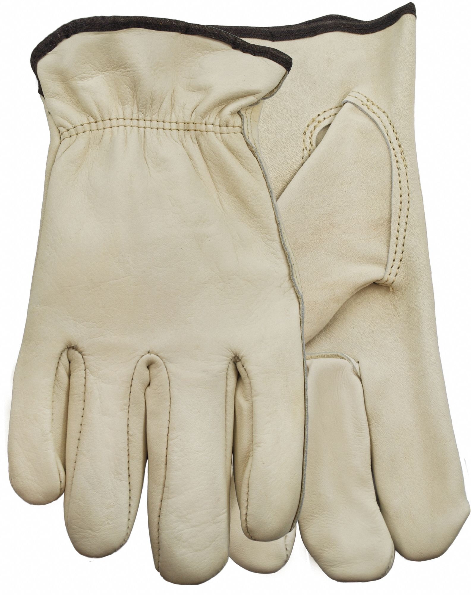 残り一点！WATSON GLOVES 天然鹿革手袋 カナダ製 Lホワイトベージュ 残り一点！WATSON GLOVES 天然鹿革手袋 カナダ製 Lホワイト