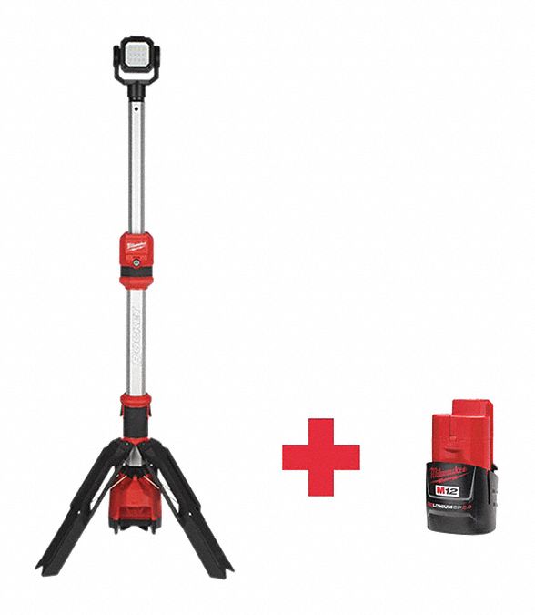 CordlessTripodLight, Battery Incl, 5 3/4"L