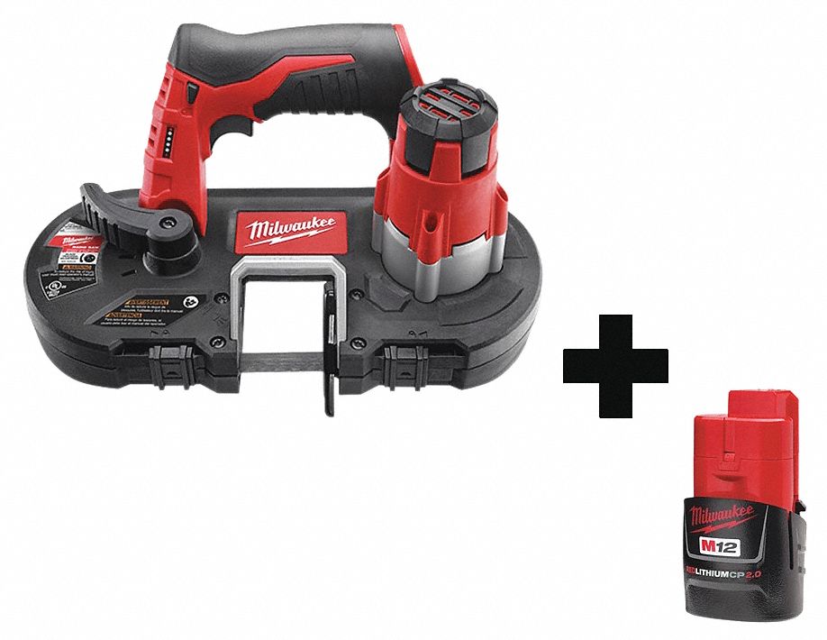 Portable Band Saw, 27" Blade L, 12VDC