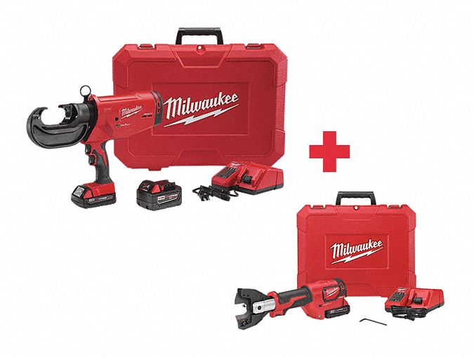 Cordless Crimping Tool, Cable Cutter