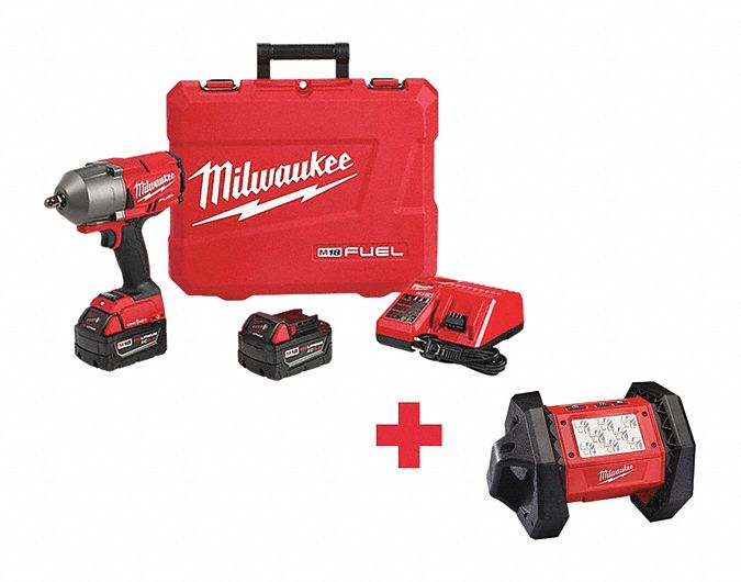 Impact Wrench, Cordless, Compact, 18VDC