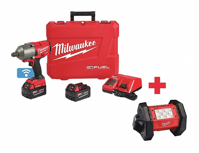 Impact Wrench, Cordless, Compact, 18VDC