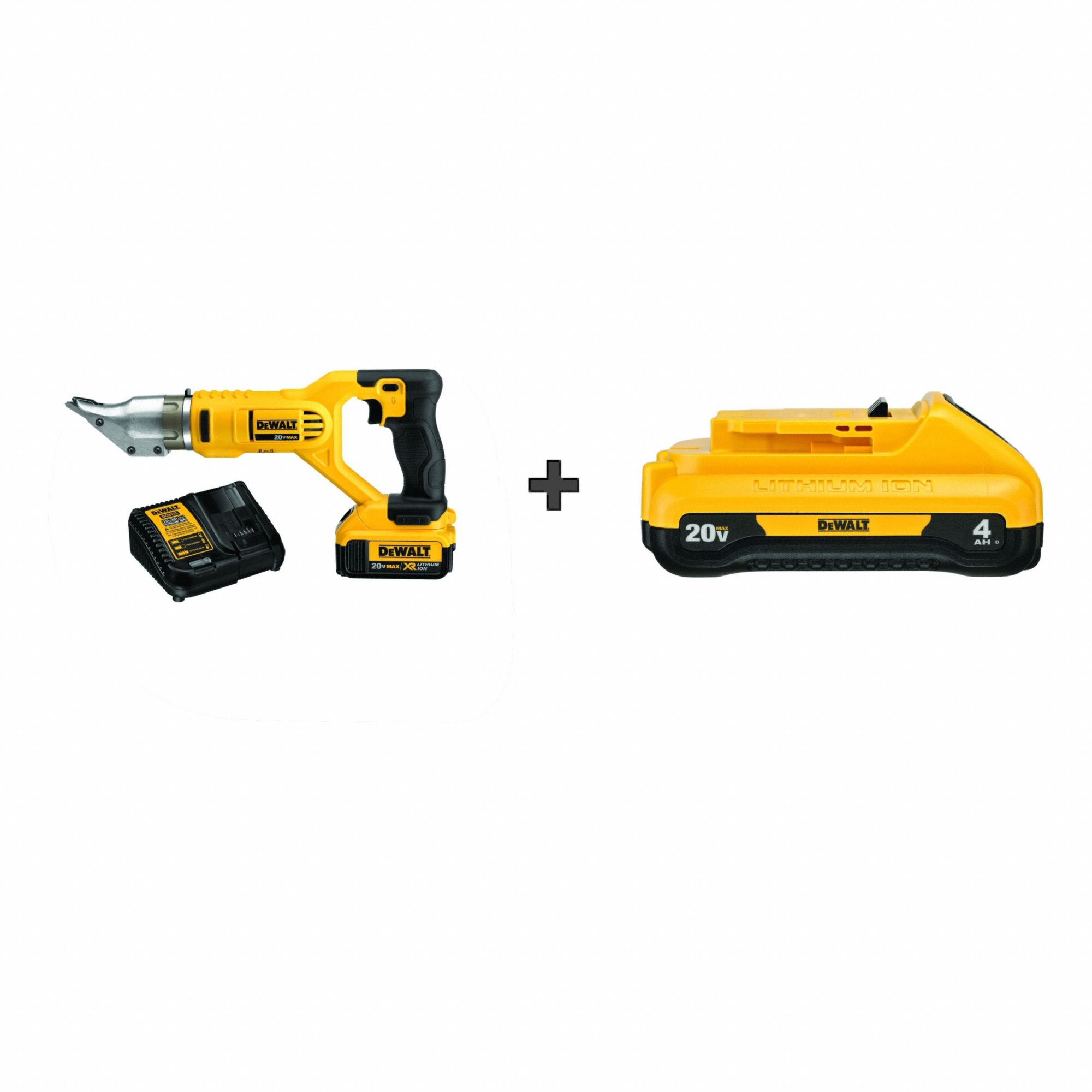 Shear Kit, 20V DC, Double Cut, 2, 450 spm