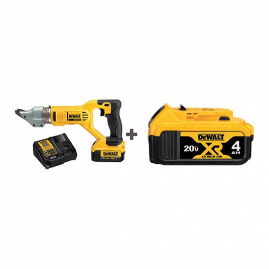 DEWALT, Mild Steel/Stainless Steel, 20V DC, Shear Kit - 165GC6