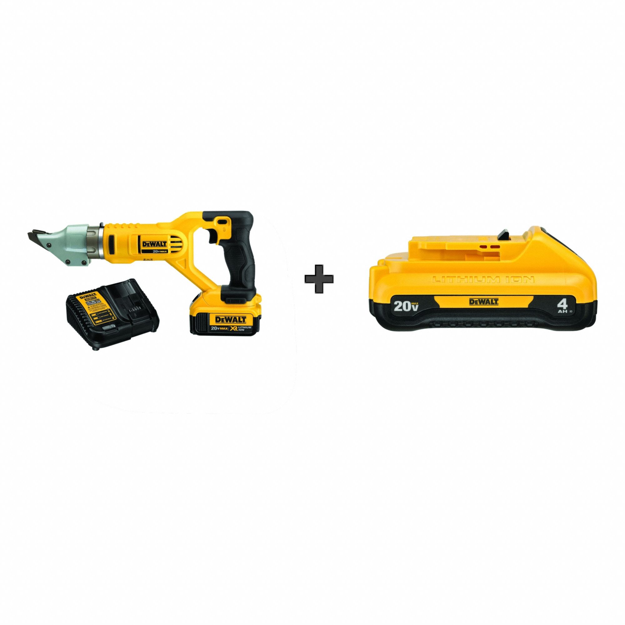 Shear Kit, 20V DC, Double Cut, 2, 450 spm