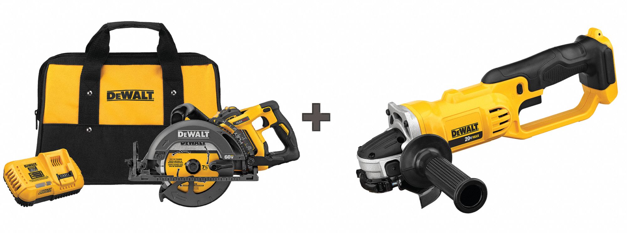 Cordless Circ Saw Kit, 7-1/4 in Blade Dia