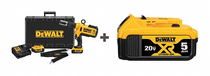 Press Tool Kit: 20V MAX*, Std, Pistol Grip, For 1/2 in to 4 in Pipe