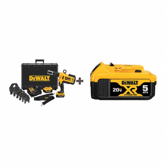 DEWALT 20V MAX Std Press Tool Kit 165GT4 DCE200M2K DCB205