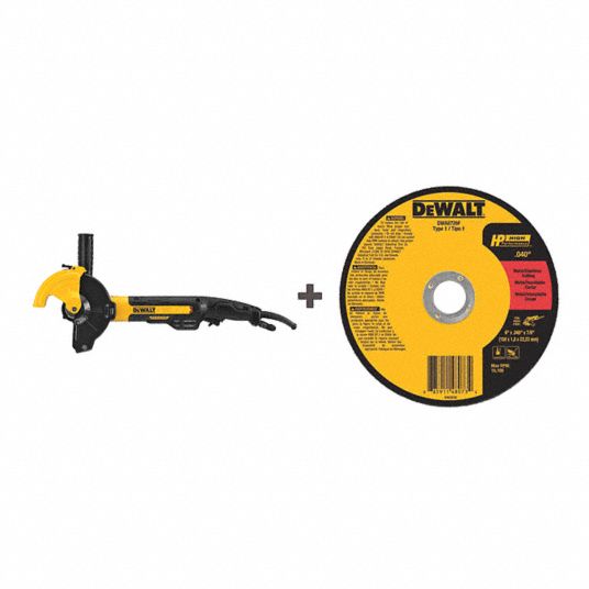 DEWALT 13 A Trigger Angle Grinder Kit 165GU0 DWE46266N DWA8726F Grainger