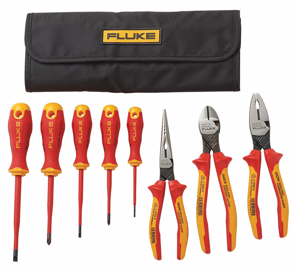 FLUKE 8PC Insulated Tool Set 165NU6IKST7 Grainger
