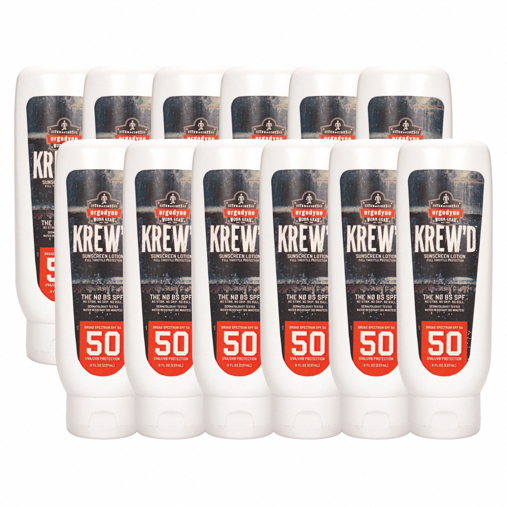 Sunscreen: 50 SPF, Lotion, 8 oz, 12 PK
