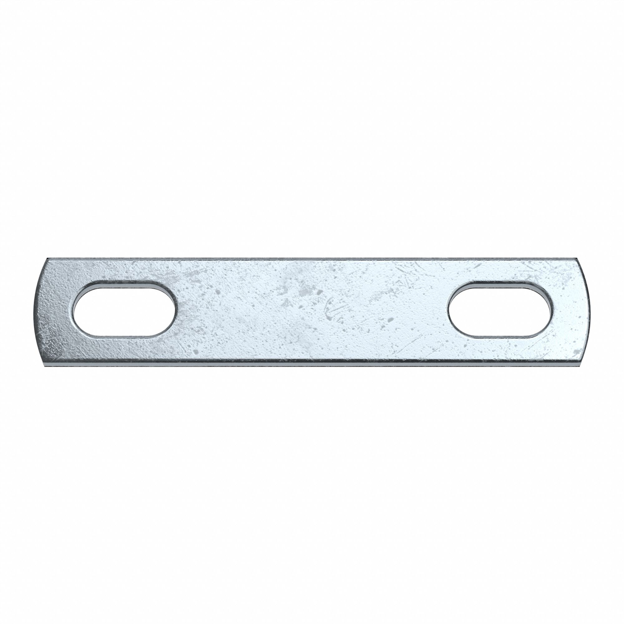UBolt Mounting Plate Zinc Plated, Bulk Pack Pack Size, 2 17/32 in