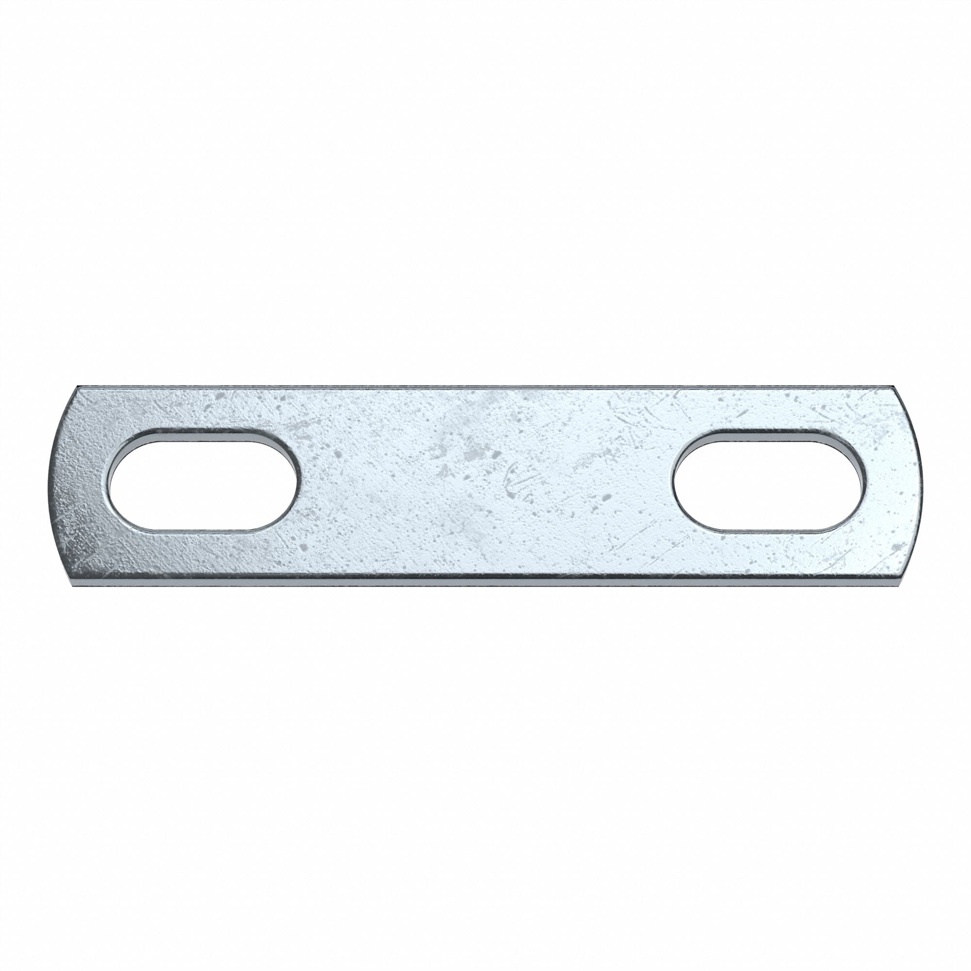 UBolt Mounting Plate Zinc Plated, Bulk Pack Pack Size, 2 1/16 in