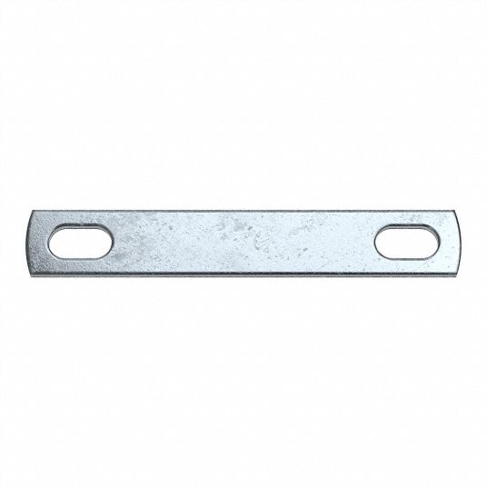 UBolt Mounting Plate Zinc Plated, Bulk Pack Pack Size, 3 9/16 in