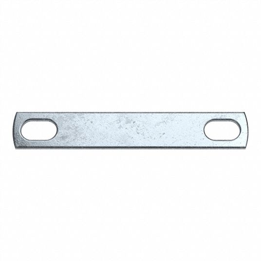 UBolt Mounting Plate Zinc Plated, Bulk Pack Pack Size, 4 13/16 in