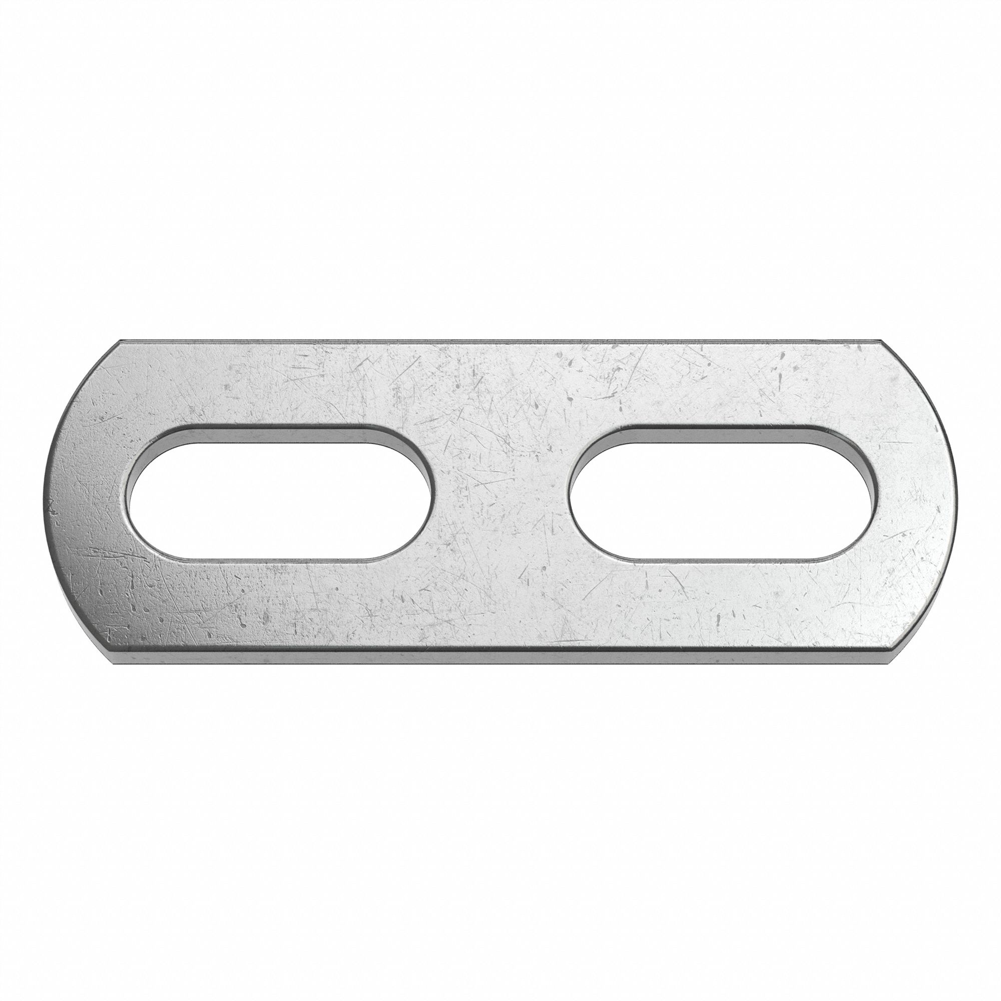 304 Stainless Steel, Plain, UBolt Mounting Plate 166T62B17257.031.