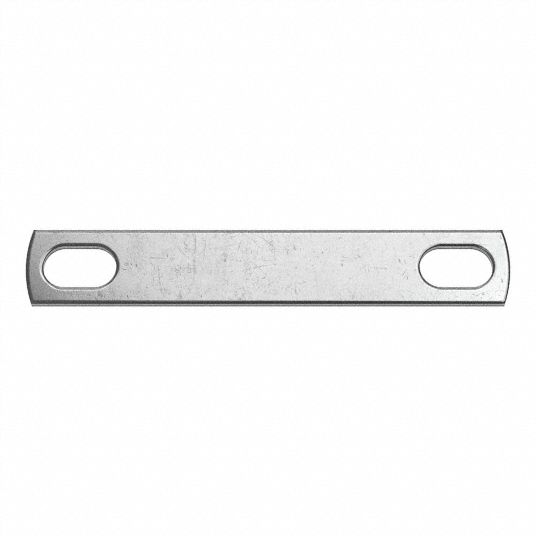 304 Stainless Steel, Plain, UBolt Mounting Plate 166T70B17257.056.