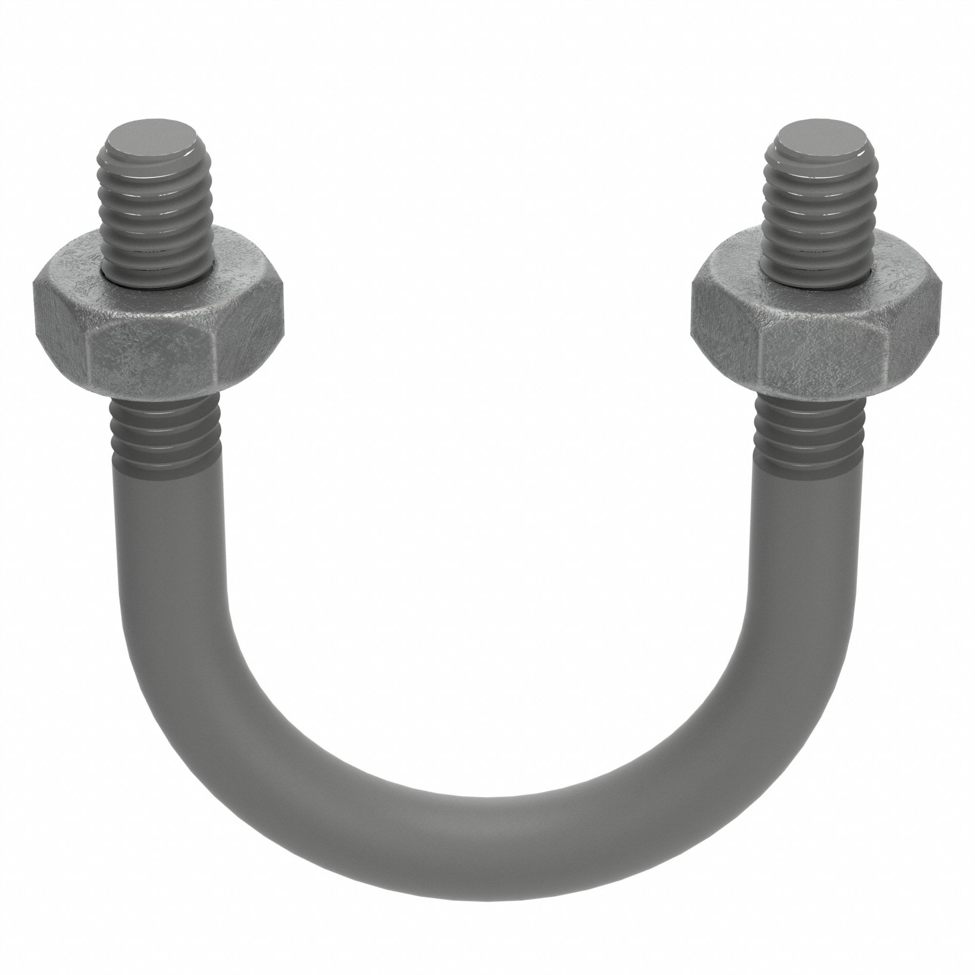 STANDARD U-BOLT, STEEL, HOT DIPPED GALVANIZED, 5/16