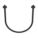 STANDARD U-BOLT, STEEL, BLACK OXIDE, ½