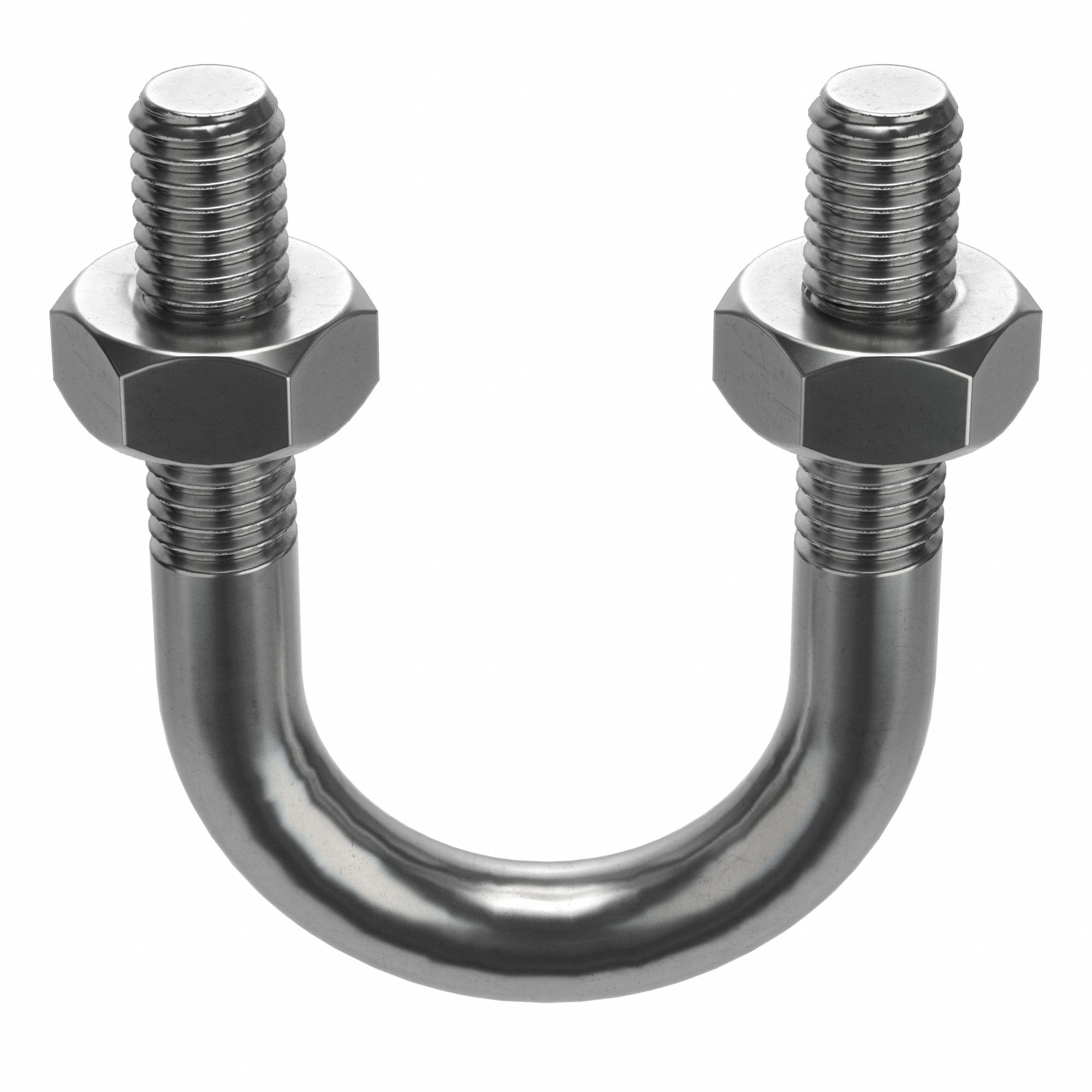 STANDARD U-BOLT, 304 STAINLESS STEEL, PLAIN FINISH, 5/16