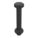 STRUCTURAL BOLT, STEEL, A325 TYPE 1, BLACK OXIDE, ⅞