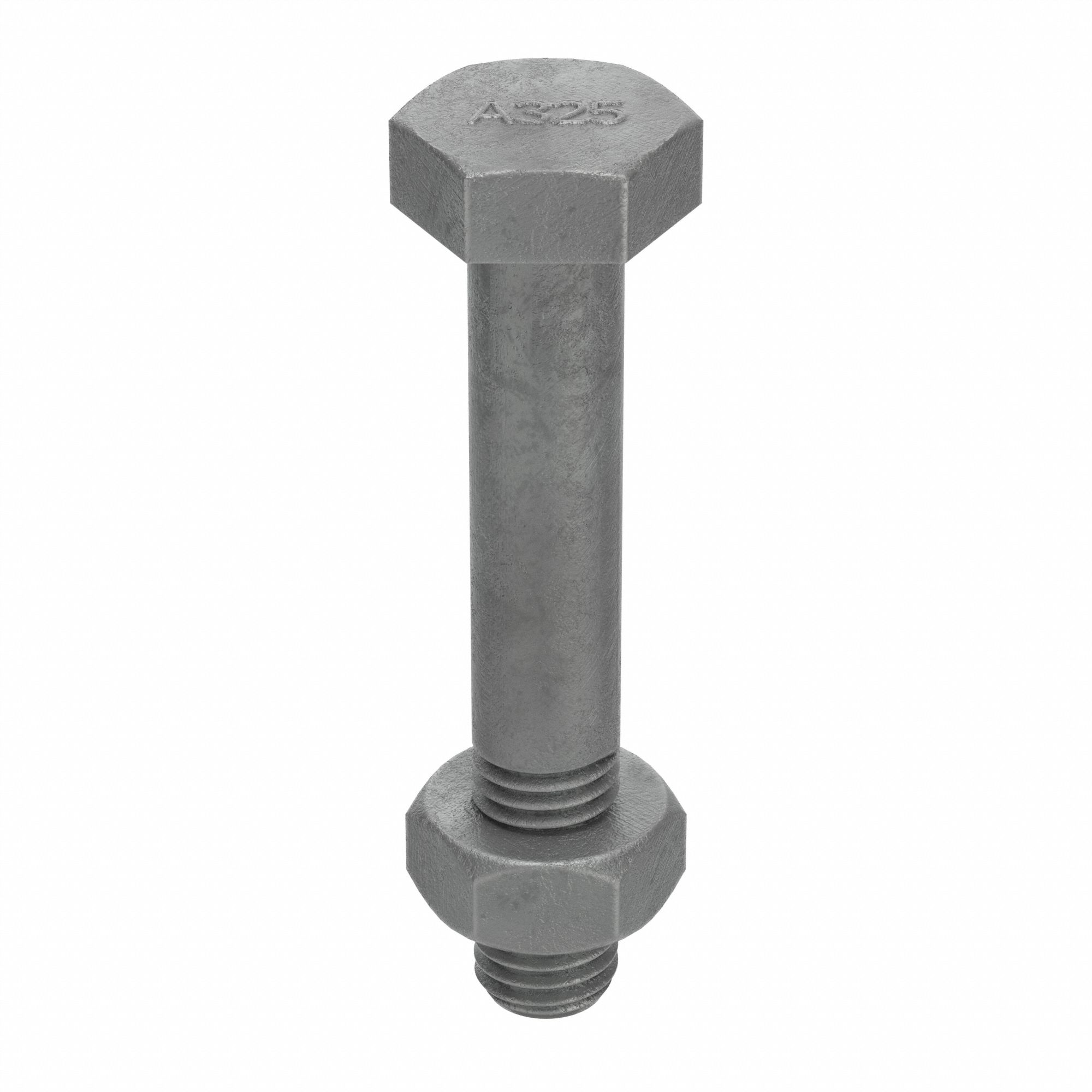 STRUCTURAL BOLT, STEEL, A325 TYPE 1, HOT DIPPED GALVANIZED, ⅝