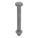 STRUCTURAL BOLT, STEEL, A325 TYPE 1, HOT DIPPED GALVANIZED, ⅞