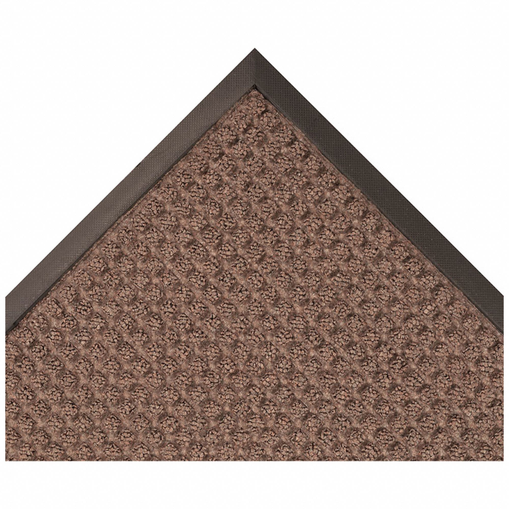 CONDOR 36VK21 Carpeted Entrance Mat,Brown,2ft. x 3ft. 36VK21