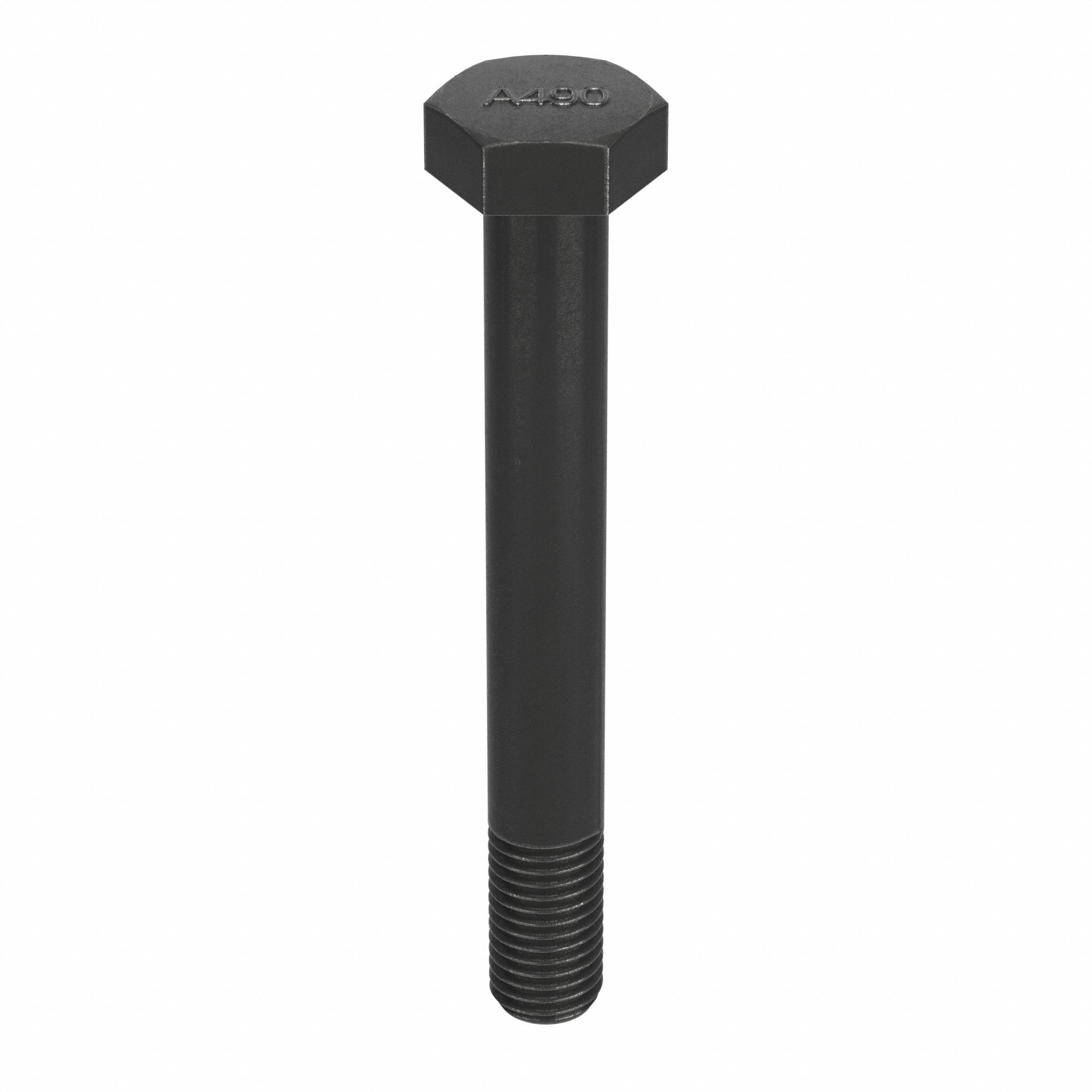 STRUCTURAL BOLT, STEEL, A490 TYPE 1, BLACK OXIDE, 1