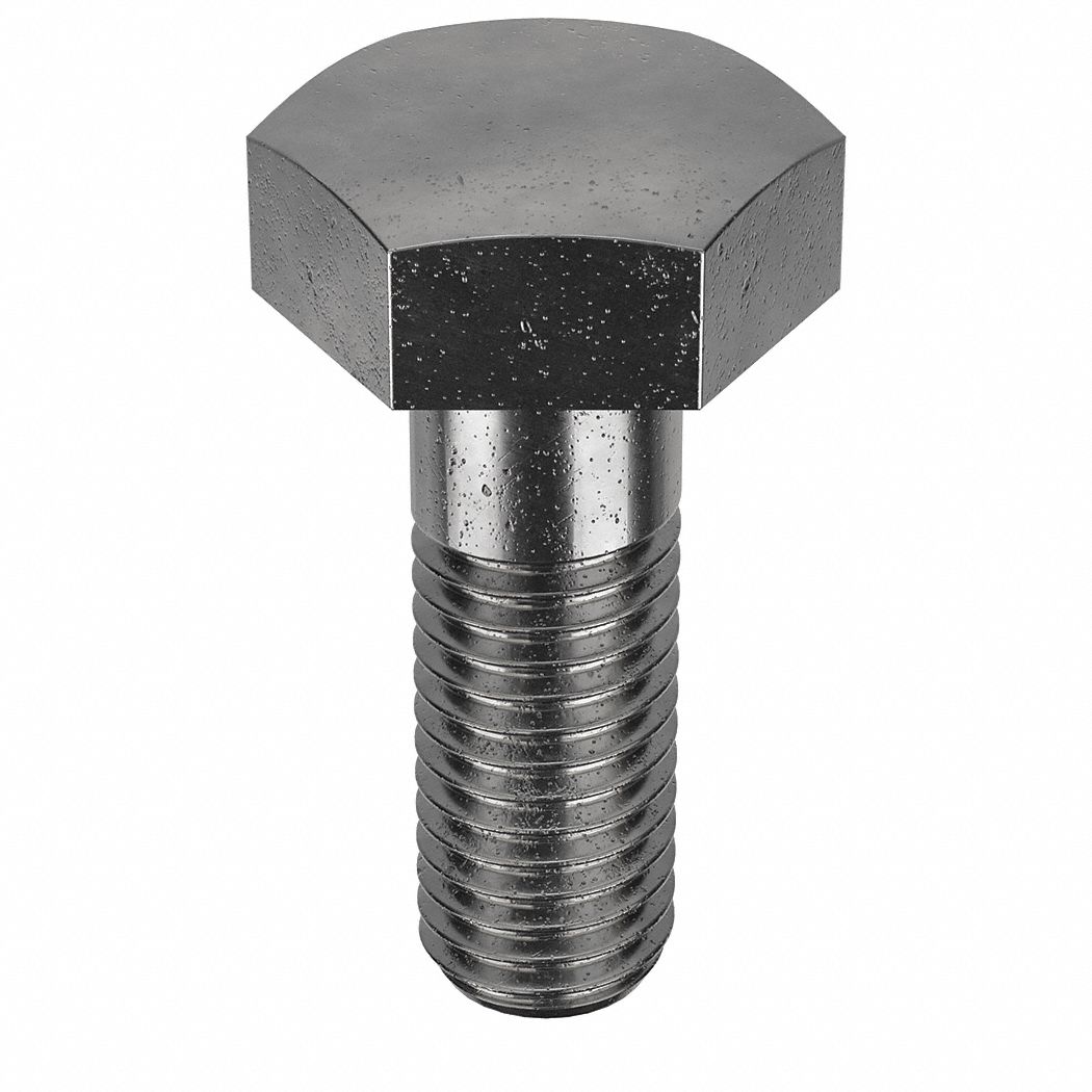 Structural Bolt: Steel, Class 10.9, Black Oxide, M12-1.75 Thread Size, 35 mm lg, 100 PK