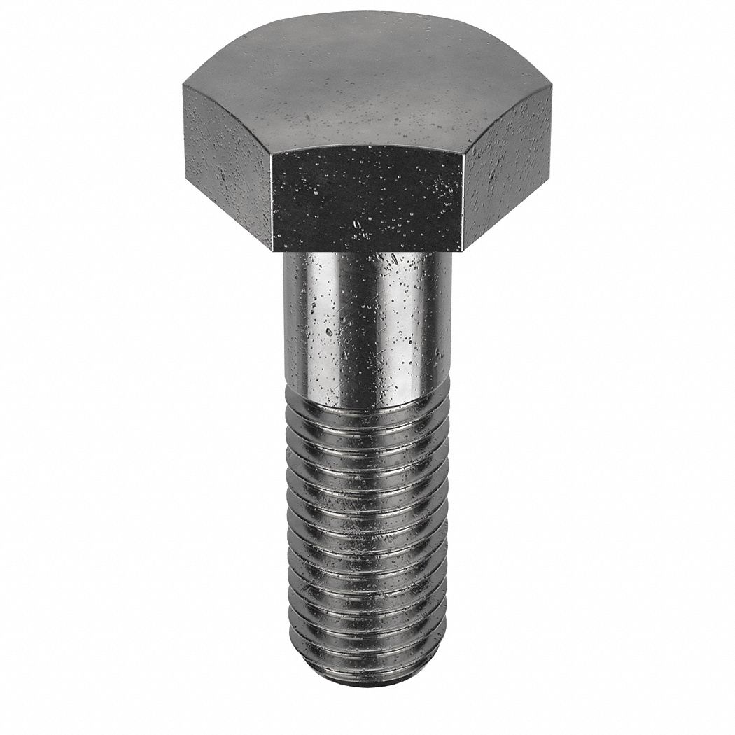 Structural Bolt: Steel, Class 10.9, Black Oxide, M12-1.75 Thread Size, 40 mm lg, 100 PK