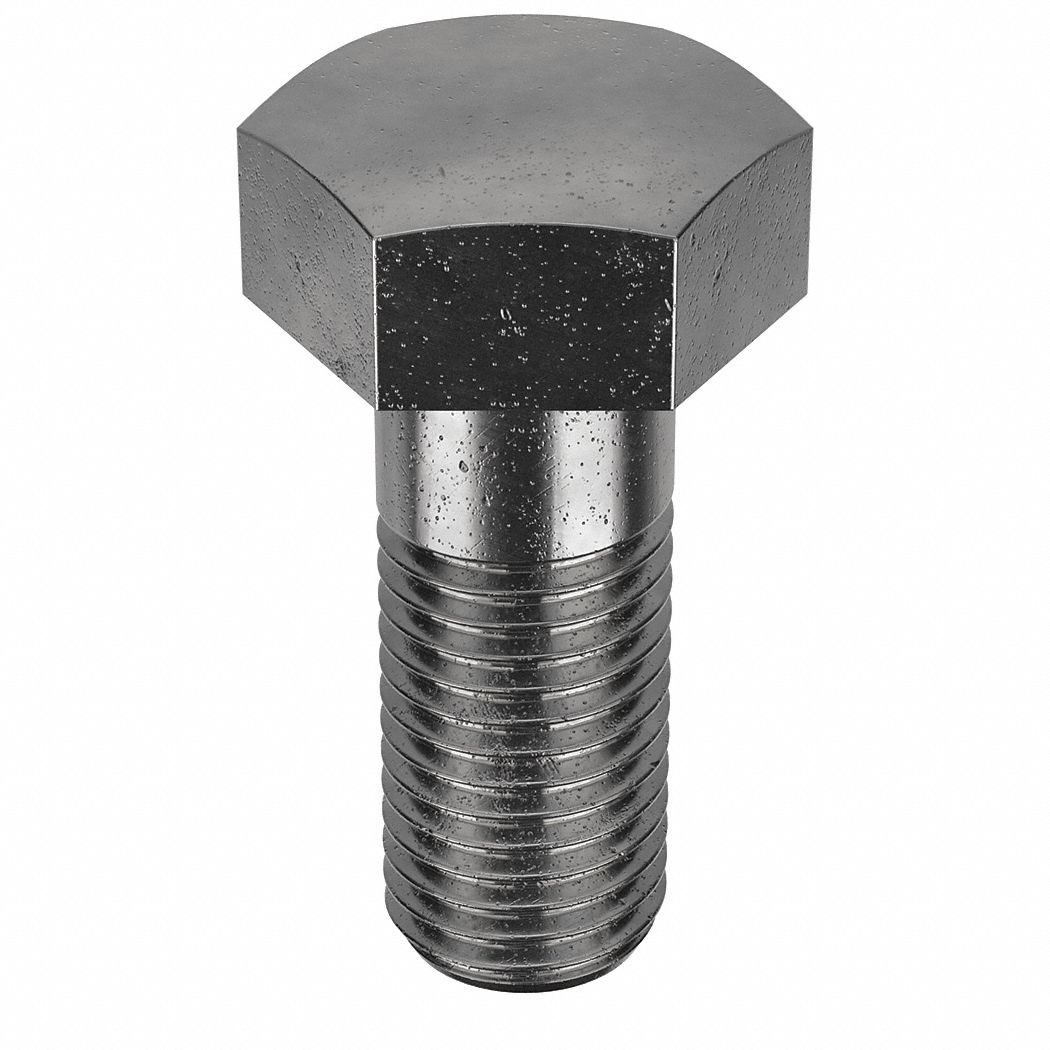 Structural Bolt: Steel, Class 10.9, Black Oxide, M12-1.75 Thread Size, 50 mm lg, 100 PK