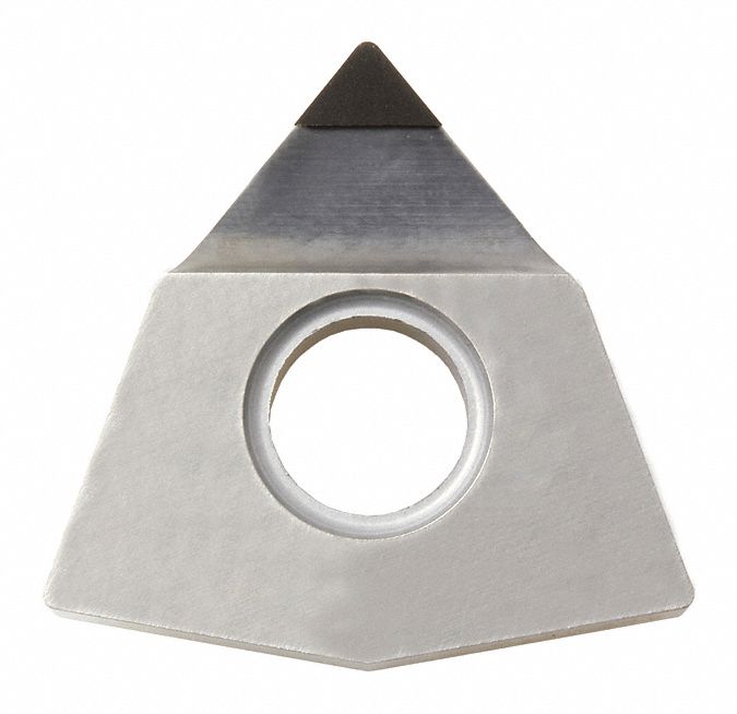 Trigon Turning Insert,Grade PCD, Grainger