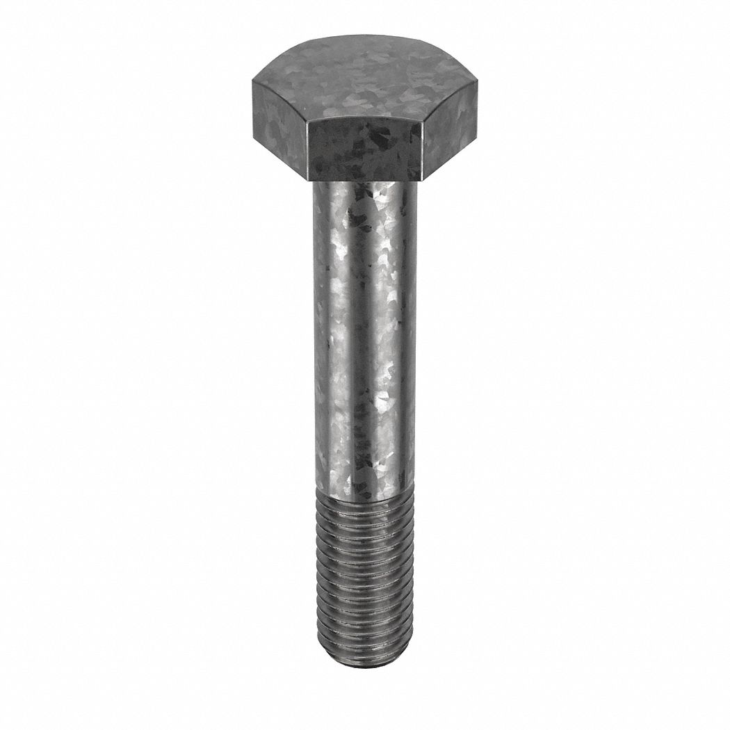 BOULON DE CONSTRUCTION, ACIER, CLASSE 10.9, GALVANISATION PAR IMMERSION À CHAUD, M20-2.50, 65MM, 25PQ